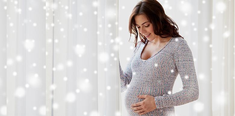 10 avantages d’être enceinte en hiver